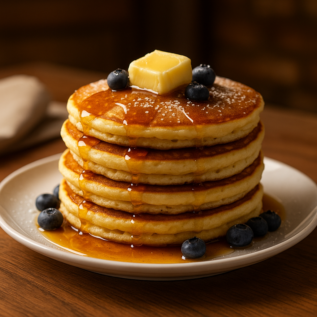 Stack on pancakes